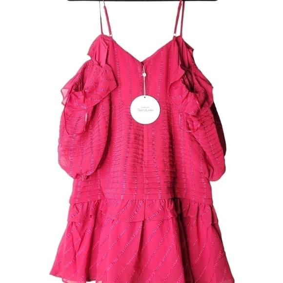 La Maison Talulah pastiche ruffles/flowy mini dress - Picture 5 of 7